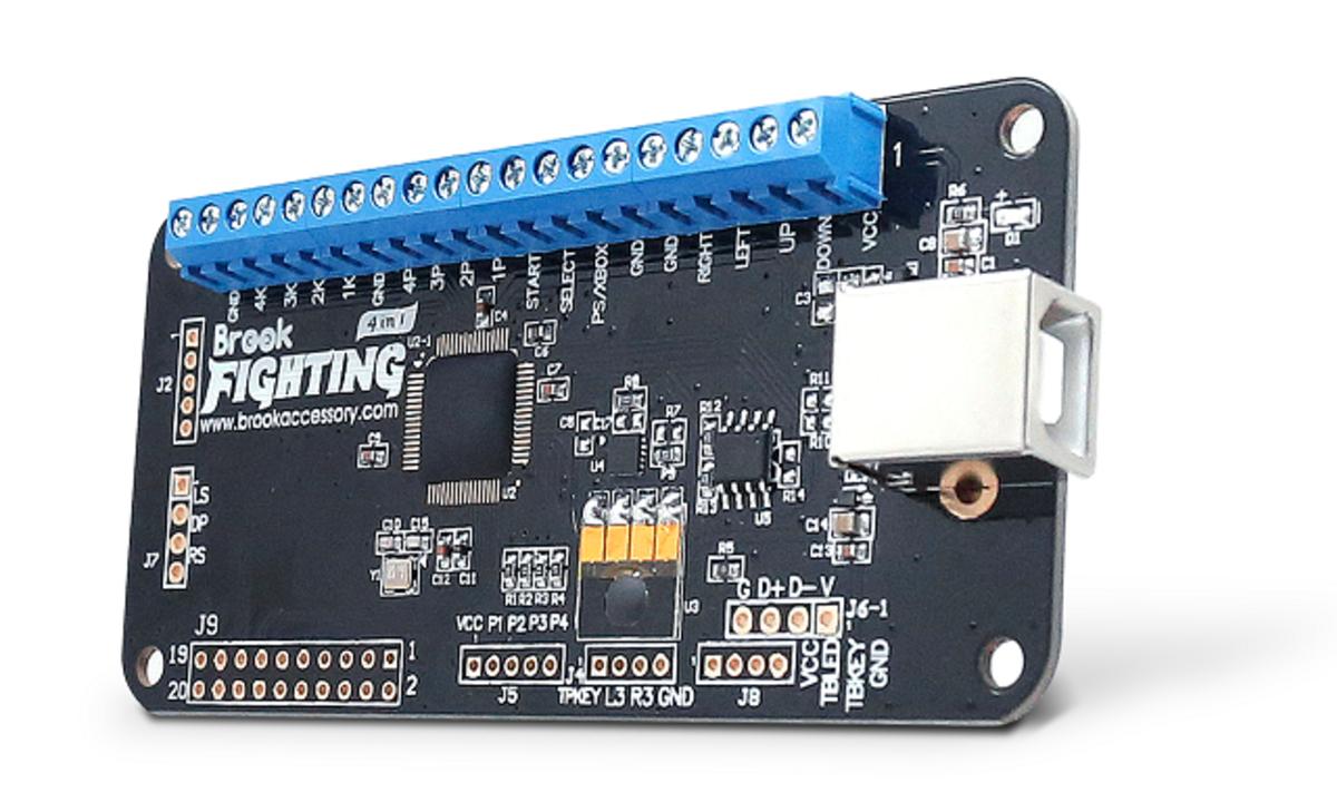 A universal fighting game PCB from Brook